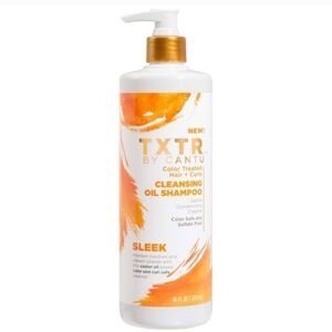Cantu Txtr By Sleek Color Treated Hair + Curls Cleansing Oil Shampoo - 16 Fl Oz